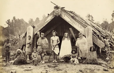 Gruppo di Maori, 1876